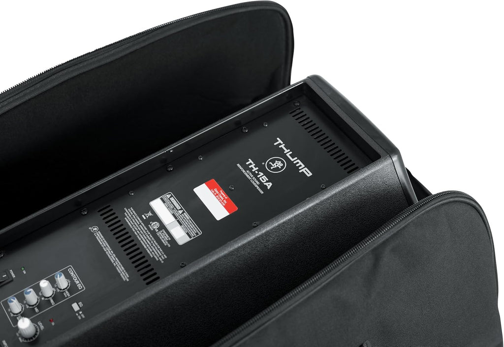 Gator Cases Rolling Speaker Bag for Standard Format 15' Loudspeakers with Retractable Pull Handle (GPA-715)
