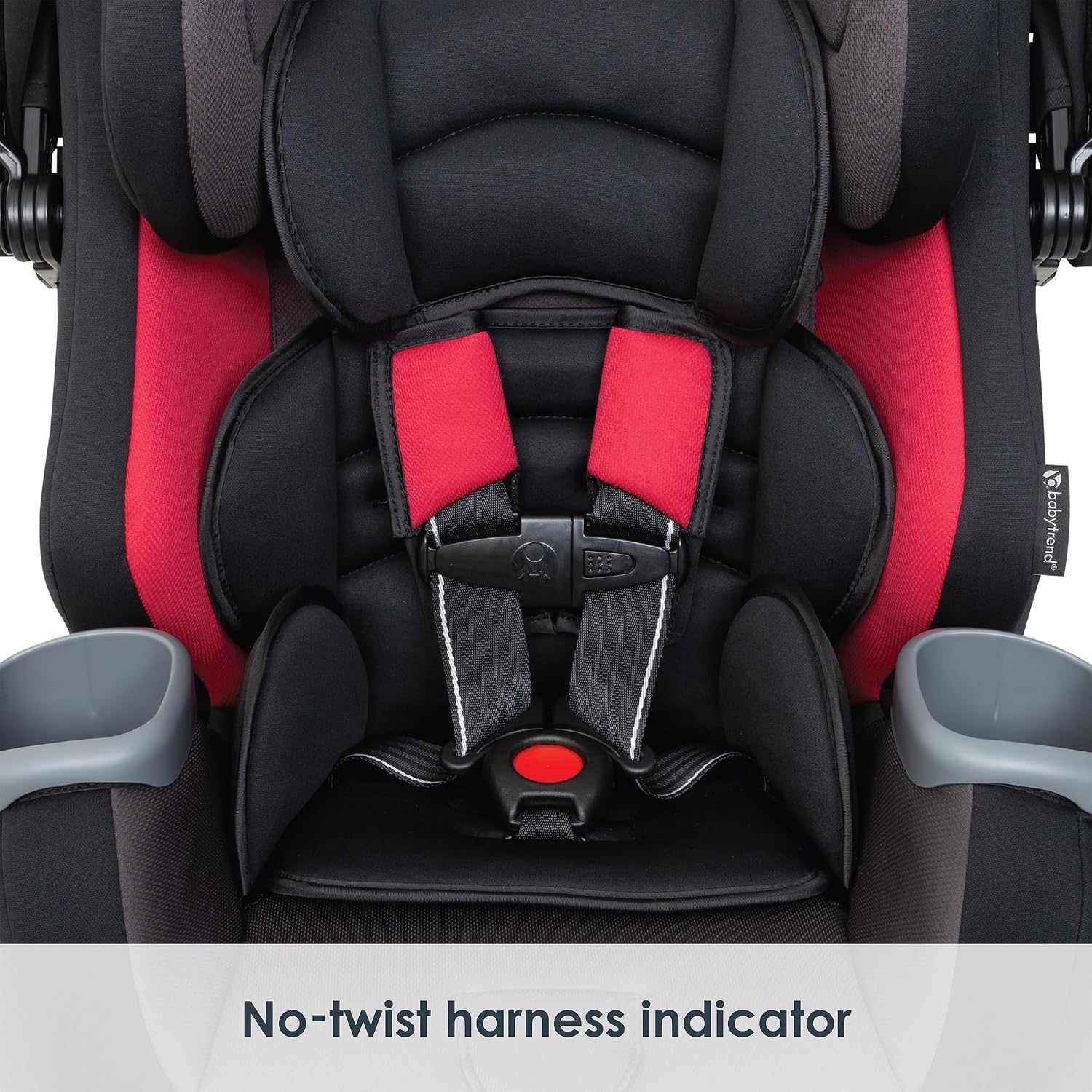 Baby Trend Cover Me™ 4-in-1 Convertible Car Seat, Scooter – Built-in Canopy, 4-Stage Growth System, Plush Comfort Padding, Multi-Position Recline
