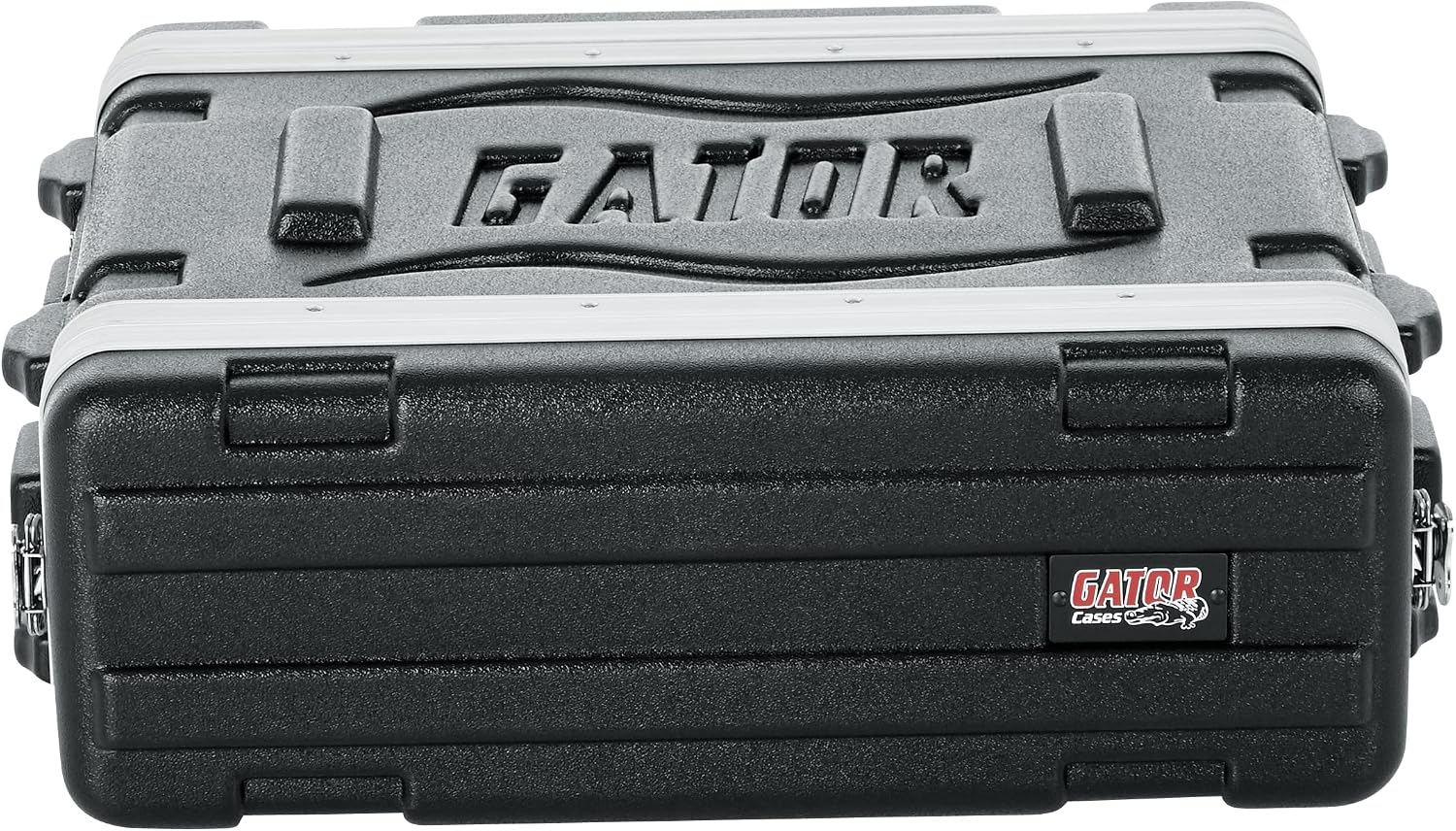 Gator Cases Lightweight Molded 3U Rack Case with Heavy Duty Latches, Shallow 14.25' Depth (GR-3S)