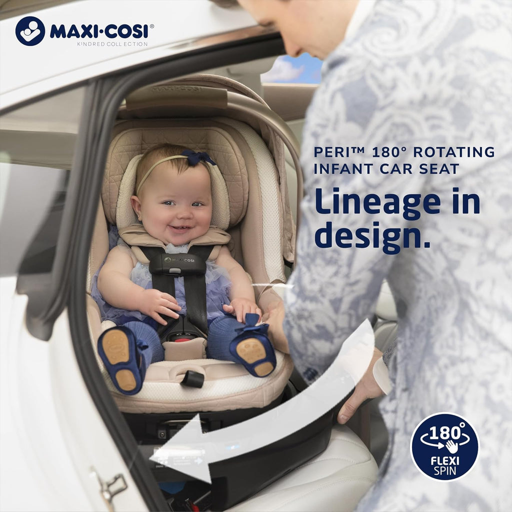 Maxi-Cosi Peri 180° Rotating Infant Car Seat, Natural Heritage