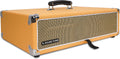 Sound Town Vintage 2U Amp Rack Case, 12.5' Depth with Rubber Feet, Dust Cover, Kickstand, Orange (STVRC-2OR)