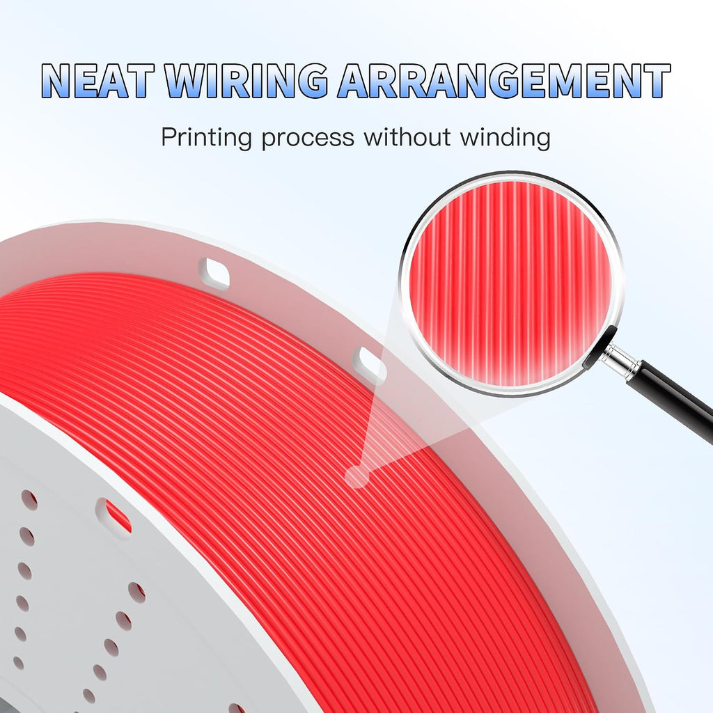 PINBALL PETG 3d Printer Filament 1.75mm High Precision Durable Moisture-Proof Strong Filament Mith Better Flow Dimensional Accuracy +/- 0.02mm Suitable for Most FDM 3D Printers 10 Kilograms Ten Colors