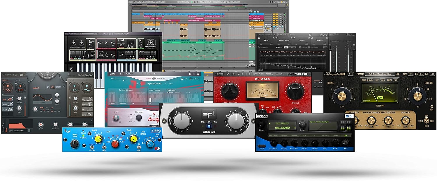 PreSonus AudioBox GO USB-C Recording Bundle with Condenser Microphone Studio Headphones Boom Stand Pop Filter XLR Cable and Studio One Music Production Software