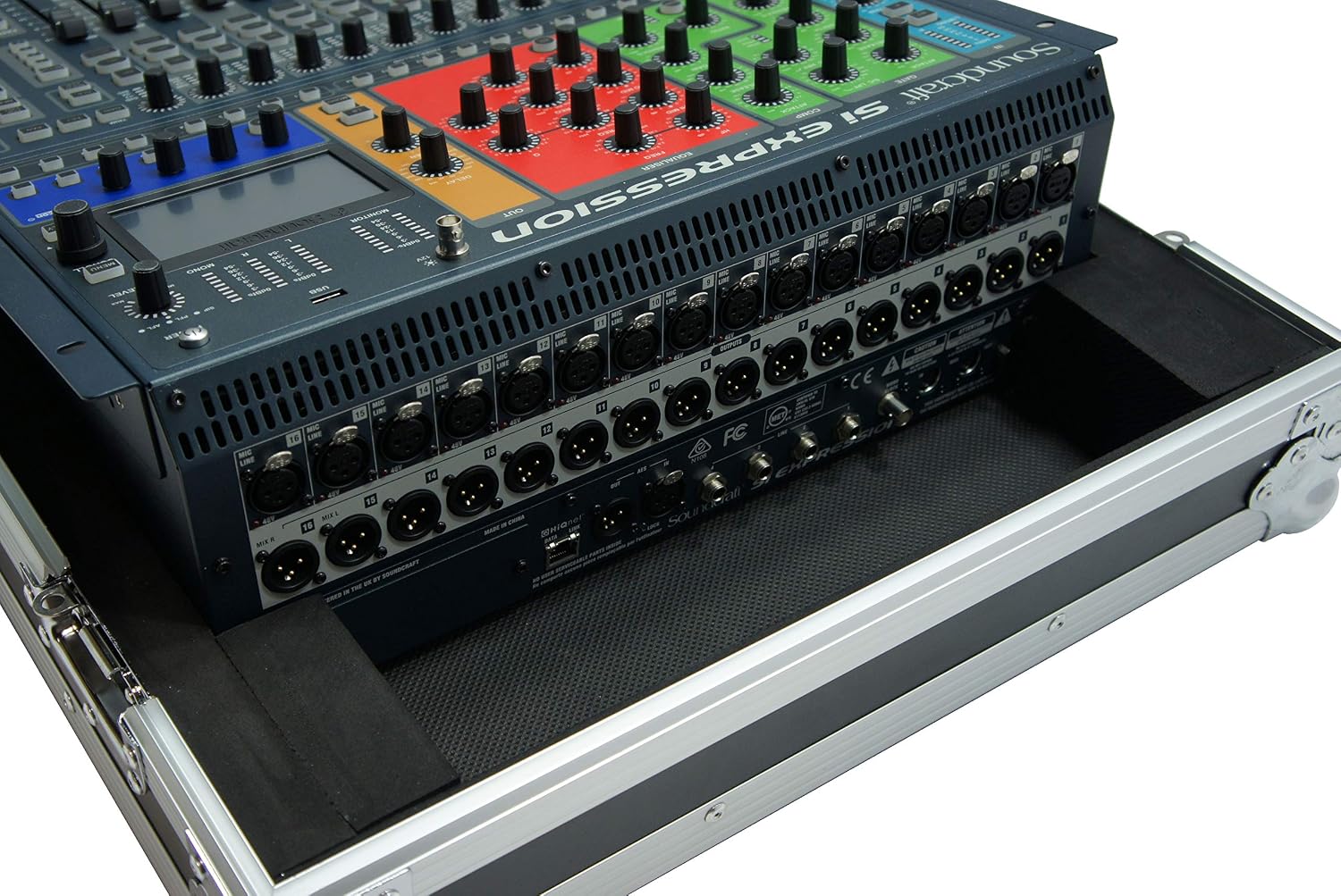 Harmony Audio HCSIEX 1 Flight Transport Road Case Compatible with Soundcraft Si Expression 1 Mixer