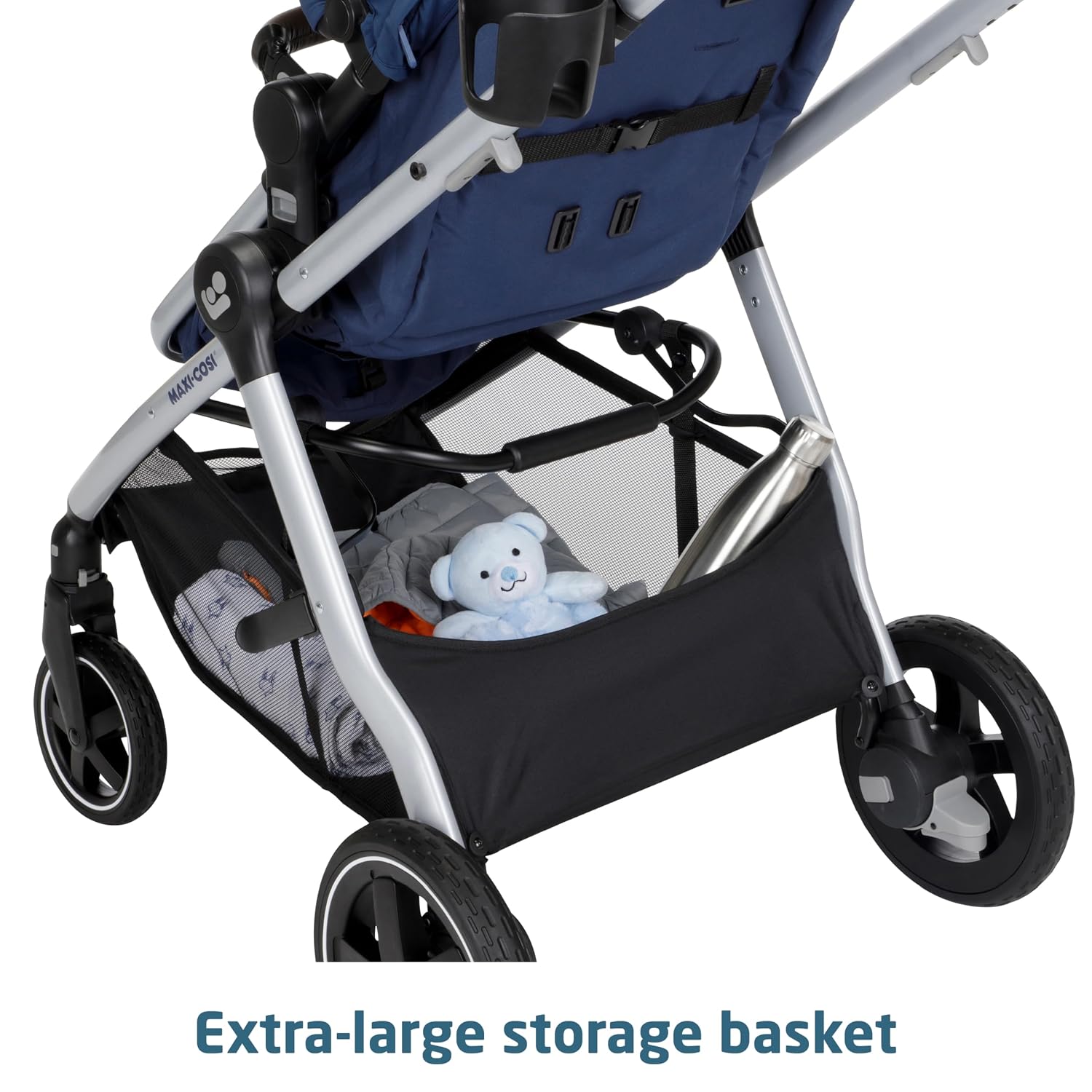 Maxi-Cosi Zelia™ Luxe 5-in-1 Modular - Baby Travel System Car Seat and Stroller, Infant Car Seat and Stroller Combo, Baby Car Seat and Stroller Combo in New Hope Navy