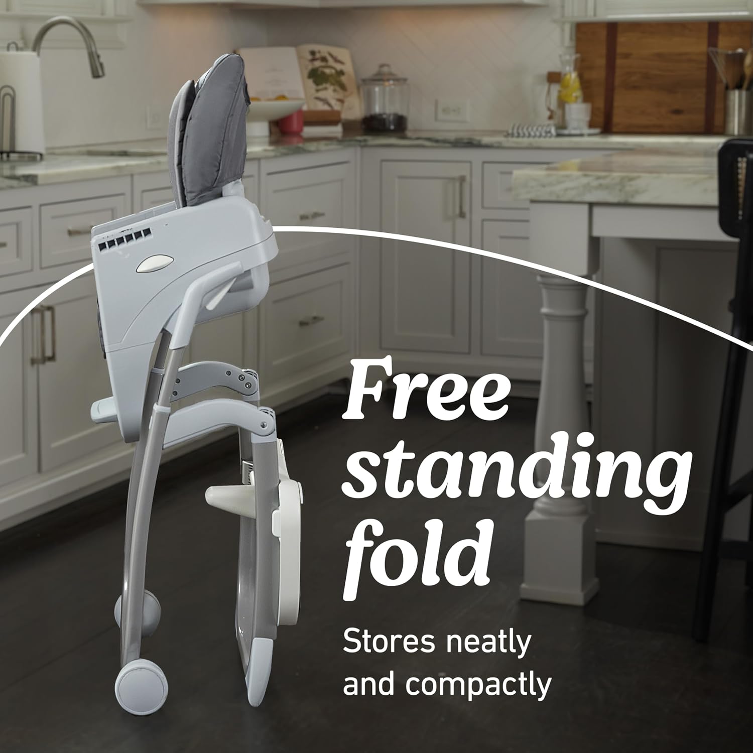 Graco® DuoDiner DLX Highchair, 6 Stages of Use, Infant to Baby High Chair, Infant to Toddler Booster Seat, Youth Stool, 5 Adjustable Height Positions, Splatter Art