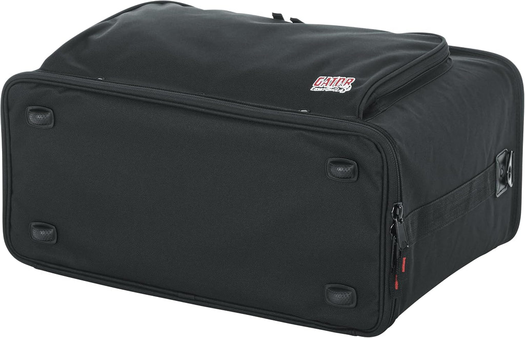 Gator Cases Lightweight Rack Bag with Removable Shoulder Strap, 4U Rack - 12.5' Rackable Depth (GR-RACKBAG-4U)