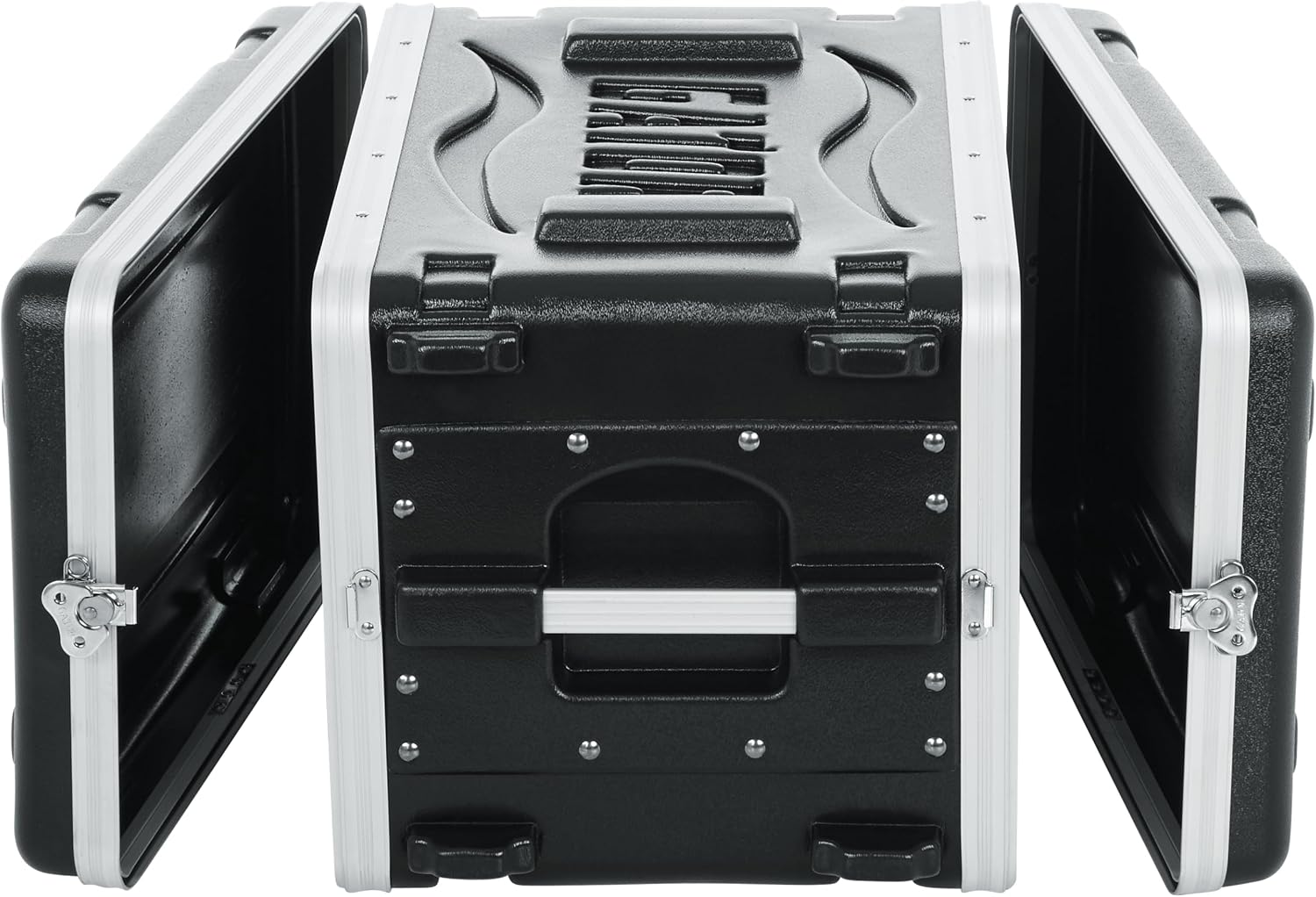 Gator Cases Lightweight Molded 6U Rack Case with Heavy Duty Latches, Shallow 14.25' Depth (GR-6S)