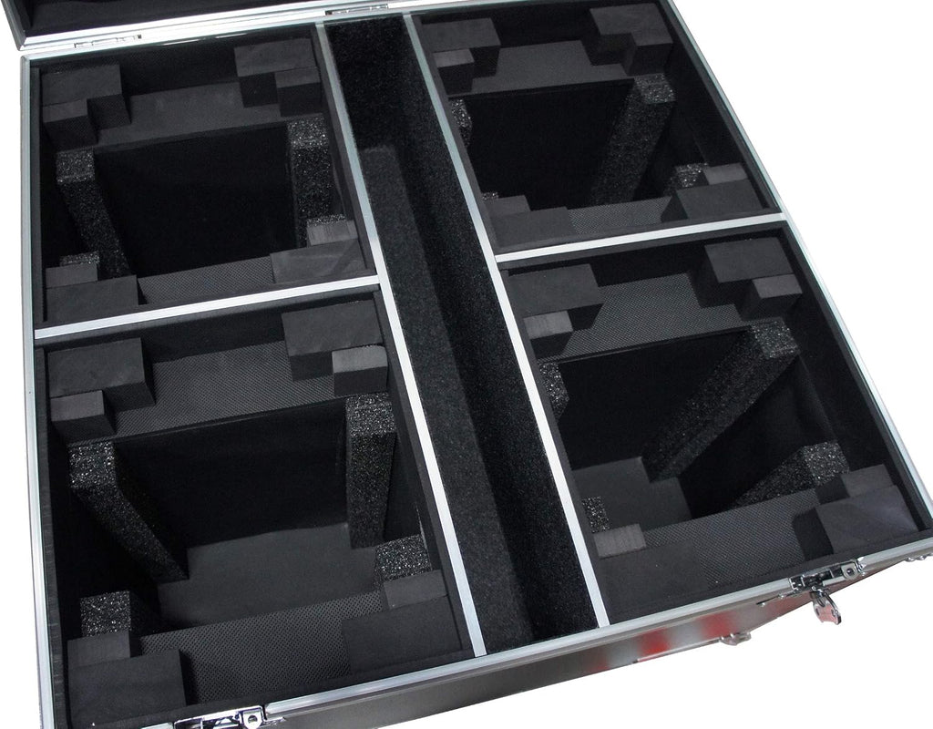 Harmony Audio Cases HC2CH140SR Flight Case Compatible with Chauvet Intimidator Beam 140SR x 4