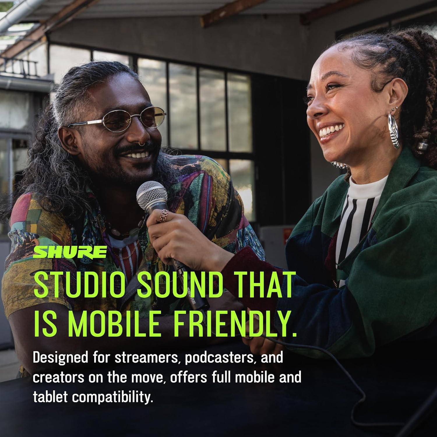 Shure MVX2U Gen 2 XLR-to-USB-C Digital Audio Interface, Apple MFi Certified, Portable Setup for Audio Processing, Noise-Free Recording Between XLR and USB-C Devices