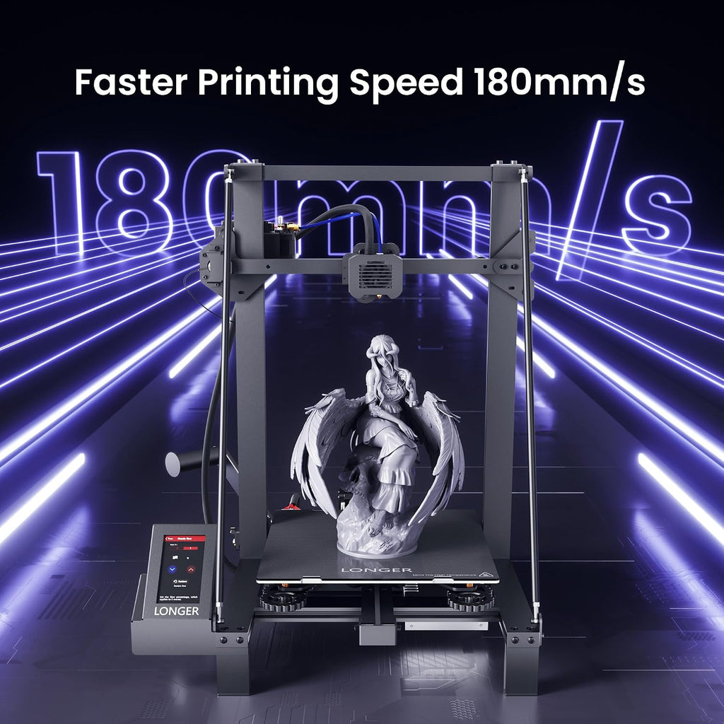 Longer LK5 Pro 3D Printer Fully Open Source Motherboard Upgrade to TMC 2209 4 Silent Driver, DIY for Families and Schools FDM 3D Printers with Large Print Size 11.8x11.8x15.7 Inch, Compatible with PLA