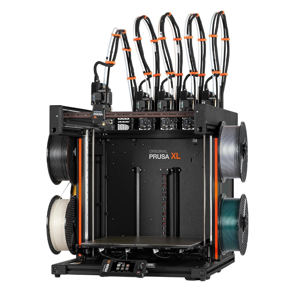 Original Prusa XL Assembled 5-Toolhead 3D Printer, Large-Scale CoreXY, Tested, Build Volume 360×360×360mm, 5 Independent Toolheads, Multi-Material, 1.75mm Filament
