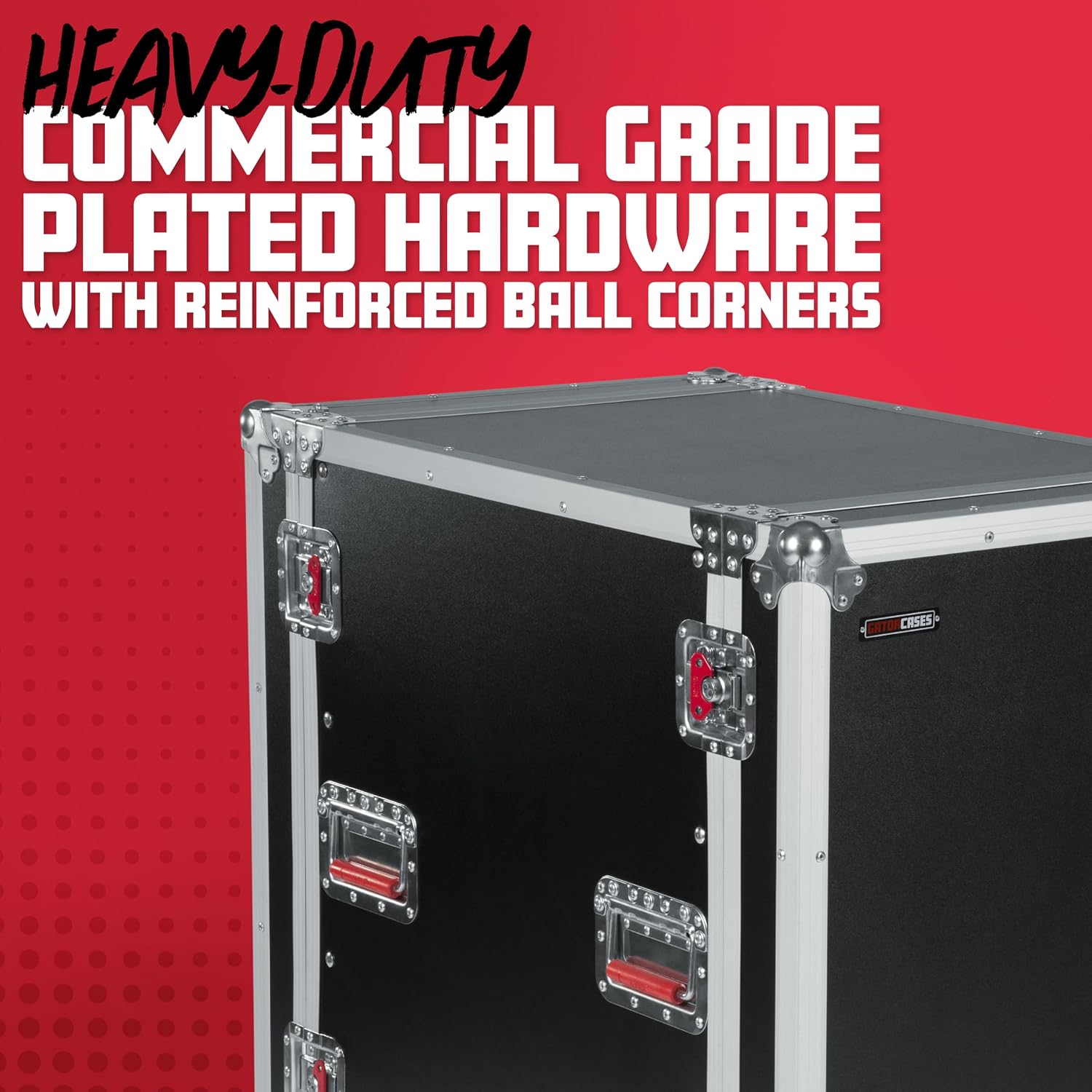 Gator Cases G-Tour Deep Audio Road Rack with Heavy-Duty Casters and Tour Grade Hardware; 24' Rackable Depth, 12U (G-Tour 12U CAST)