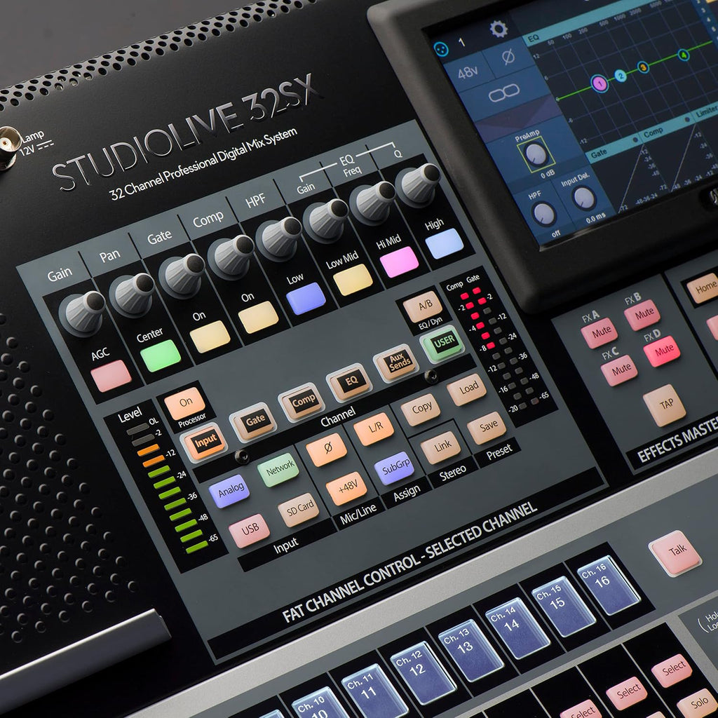 PreSonus StudioLive Series III 32SX Digital Console Mixer with Studio One Pro Software