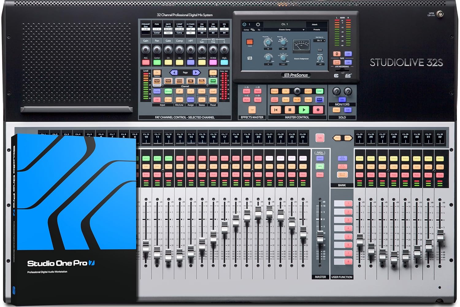 PreSonus StudioLive Series III 32S Digital Console Mixer with Studio One Pro Software