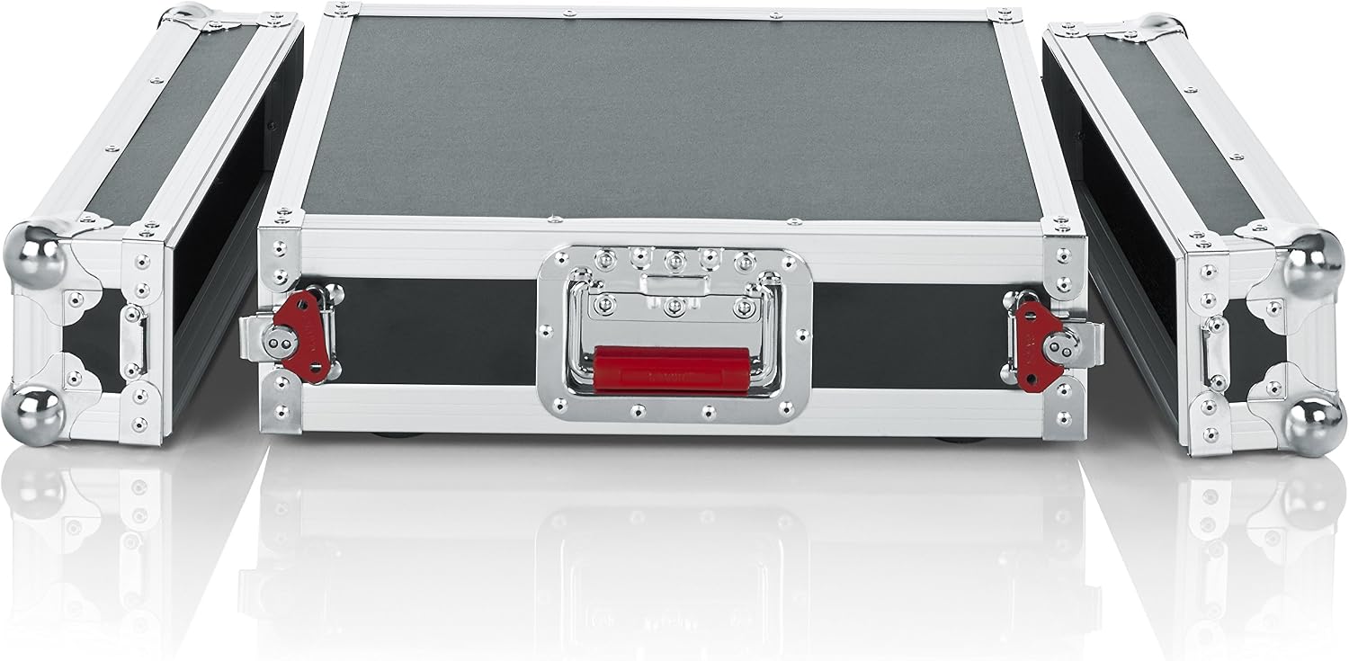 Gator Cases G-Tour Series Audio Road Rack with Heavy-Duty Tour Grade Hardware, 17' Rackable Depth, 2U Rack Space (G-Tour 2U)