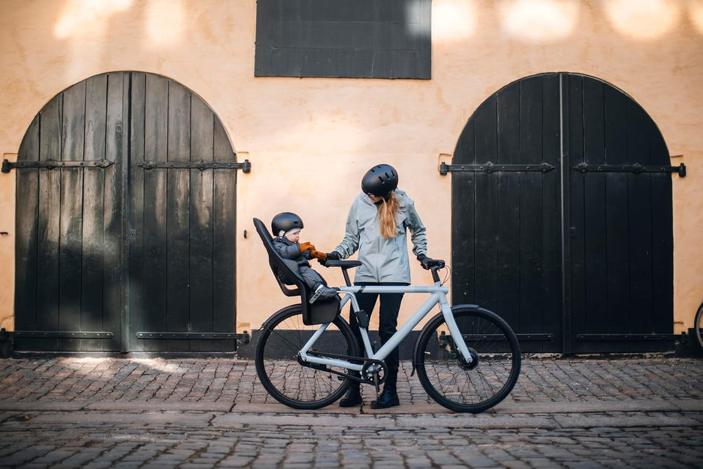 Thule Yepp 2 Mounted Child Bike seat, Adjustable footrests, 5-Point Harness and Easy to Mount Design