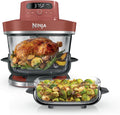 Ninja Crispi Pro 6-in-1 Glass Air Fryer | 450°F, Nontoxic, 6qt & 2.5qt Containers & Lids | Microwave, Freezer, Dishwasher Safe | Max Crisp, Air Fry, Bake, Roast, Recrisp, Dehydrate | Amber, AS101OR