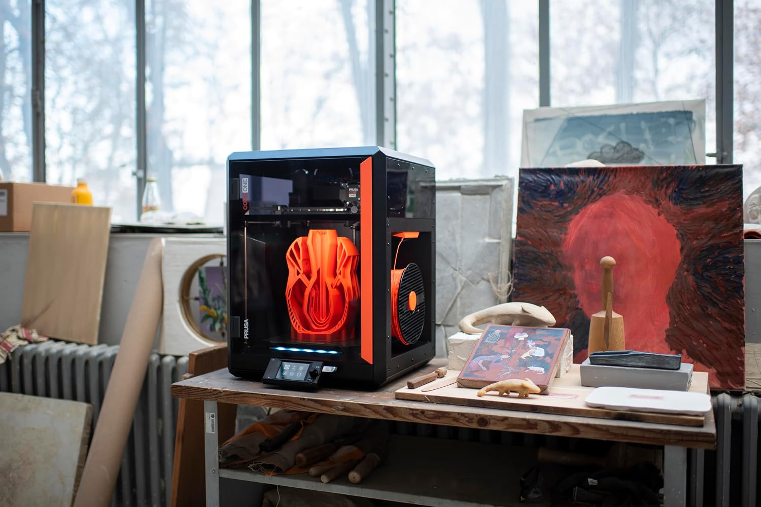 Original Prusa CORE One, Ready-to-use 3D Printer, Assembled and Tested, Removable Print Sheets, 1kg Prusament PLA Spool Included, Print Size 9.8 x 8.6 x 10.6 in