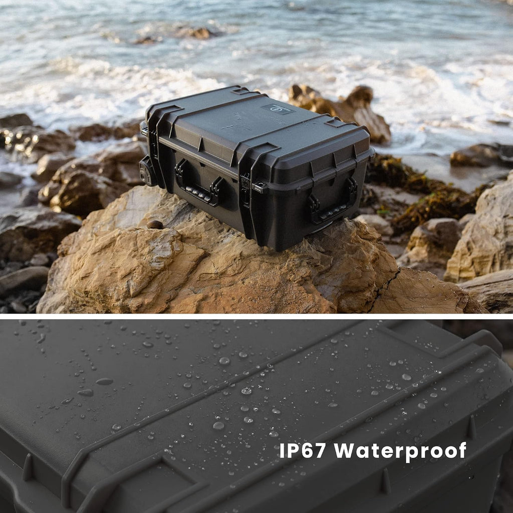 Seahorse 920 Heavy Duty Protective Dry Box Case With Customizable Accuform Foam - USA Made for Professional Photographers/TSA Approved/Mil Spec / IP67 Waterproof