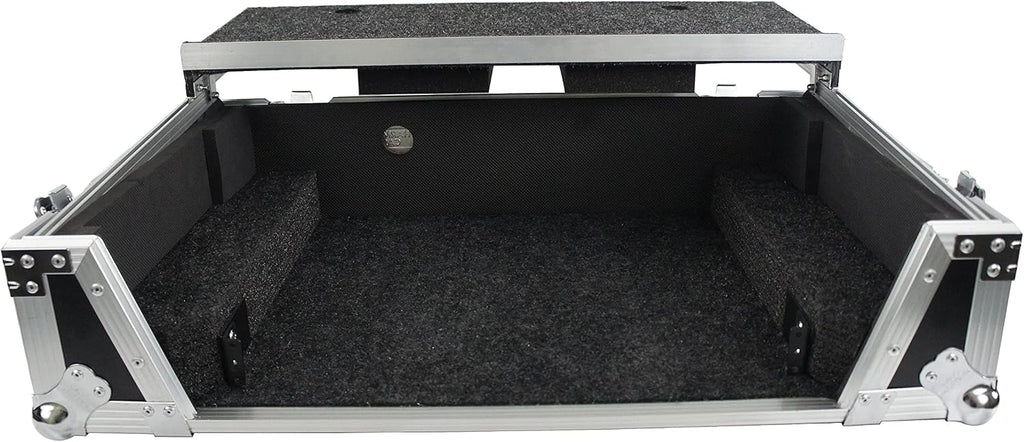 Harmony Audio Cases HCRNONE1UWLT Compatible With Rane One DJ Controller 1U Flight DJ Road Custom Case With Laptop Tray