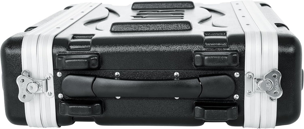 Gator Cases Lightweight Molded 2U Rack Case with Heavy Duty Latches; Shallow 14.25' depth (GR-2S)