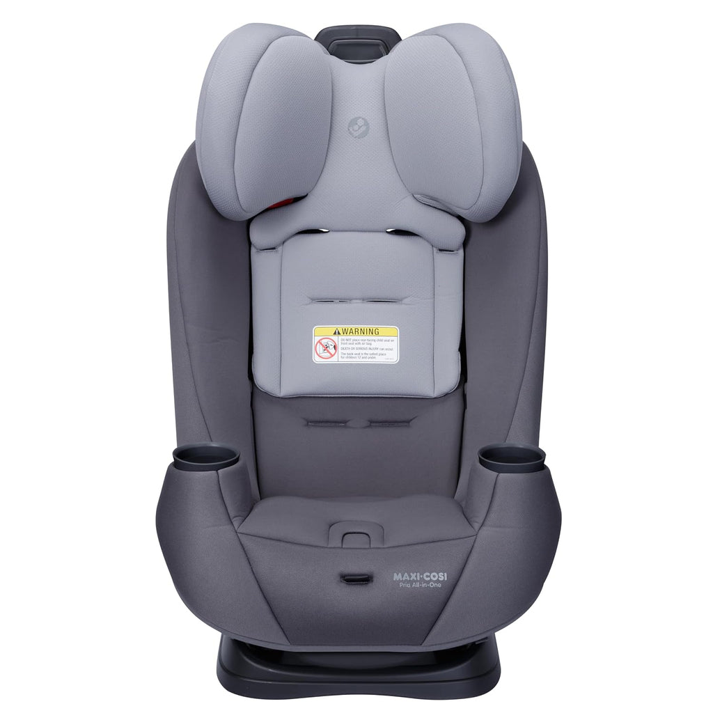 Maxi-Cosi Pria All-in-One Convertible Car Seat, Infant to Toddler Car Seat, Easy-Install Harness, Machine-Washable Cover, 5-100 lbs, Sea Salt