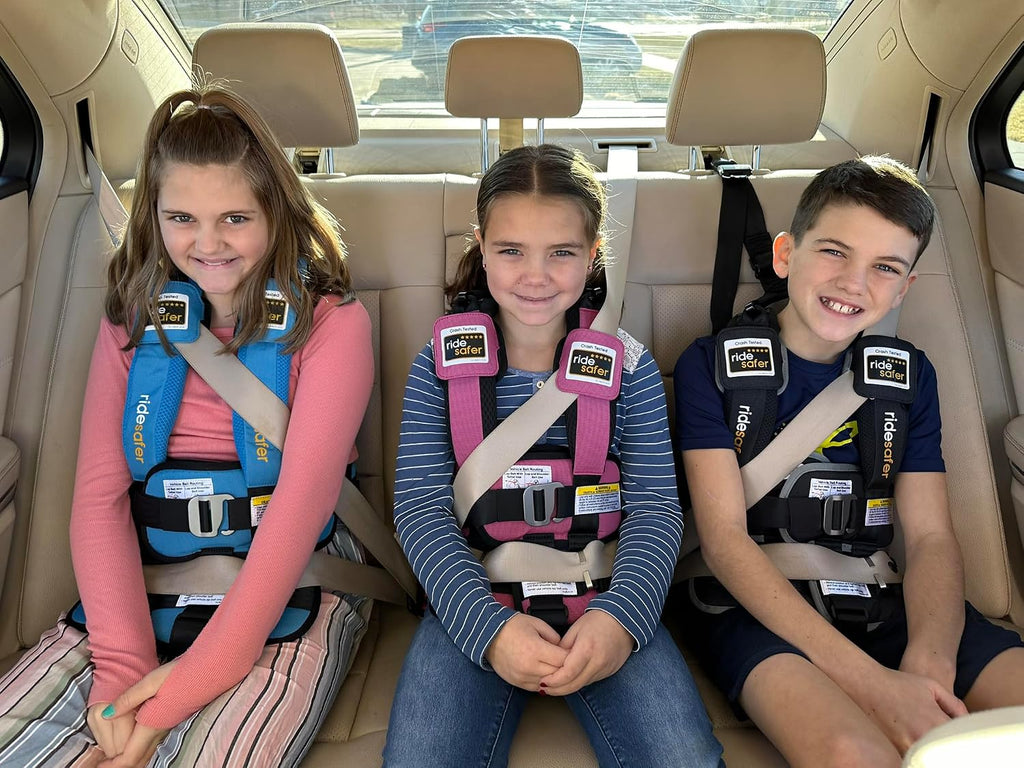 RideSafer Gen 5 - Extra Large Blue, Lightweight, Compact, Portable Car Seat - Perfect for Travel and Everyday Child Safety