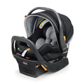 Chicco KeyFit Max Zip ClearTex Infant Car Seat and Base, Rear-Facing Seat for Infants 4-30 lbs., Infant Head and Body Support, Compatible with Chicco Strollers, Baby Travel Gear, Apex/Black