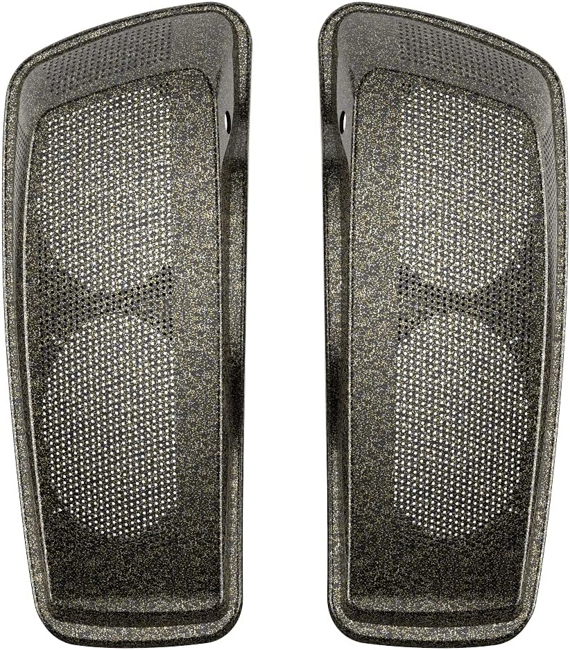 Advanblack Saddlebag Dual 6x9 Speaker lids, Audio Covers Fit for H-D Touring, Road Glide, Street Glide Special, Road King, 2014 2015 2016 2017 2018 2019 2020 2021 2022 2023