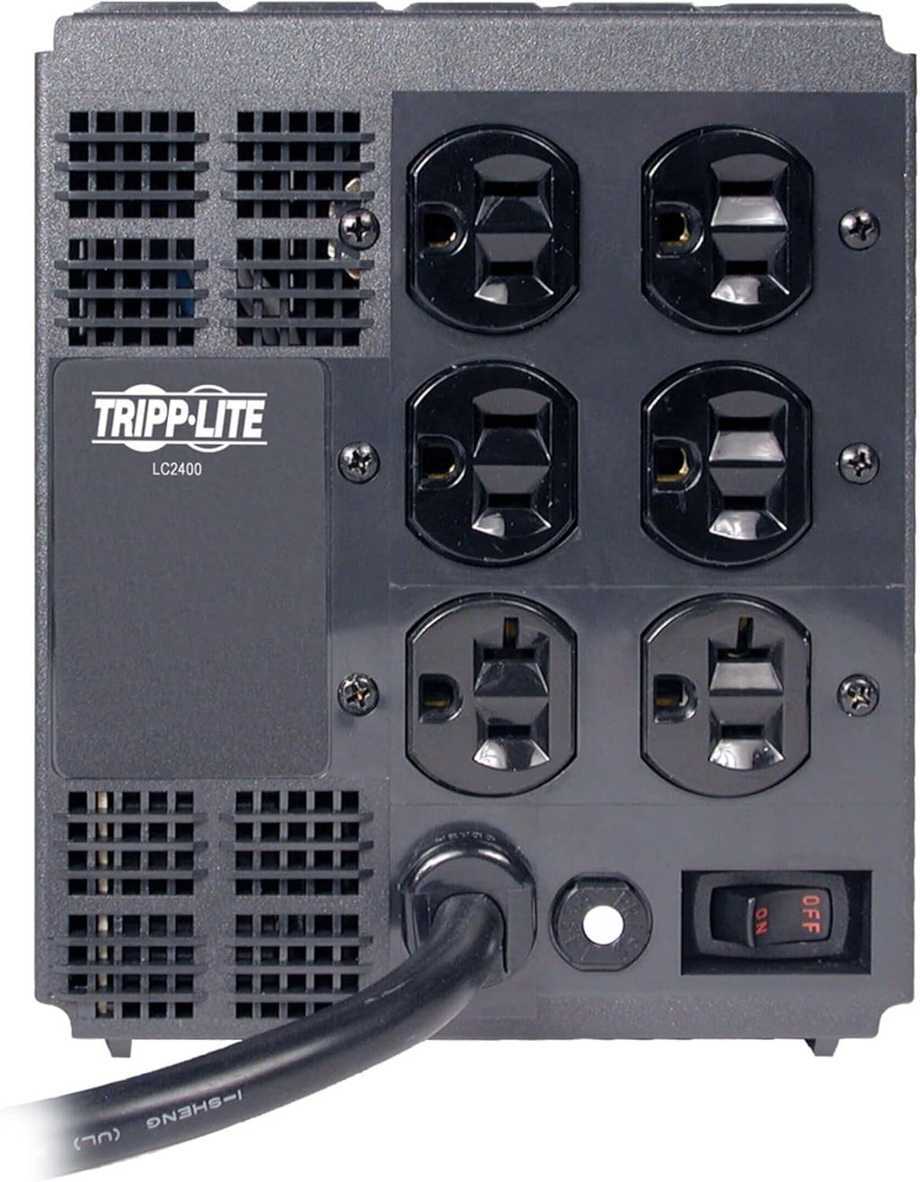 Tripp Lite LC2400 Power Conditioner for Audio Equipment, Appliances, Home Theater & More | 2400W, 120V, 6 Outlets, Voltage Regulator (AVR), EMI/RFI Filter, Line Conditioner, 1440 Joule Surge Protector