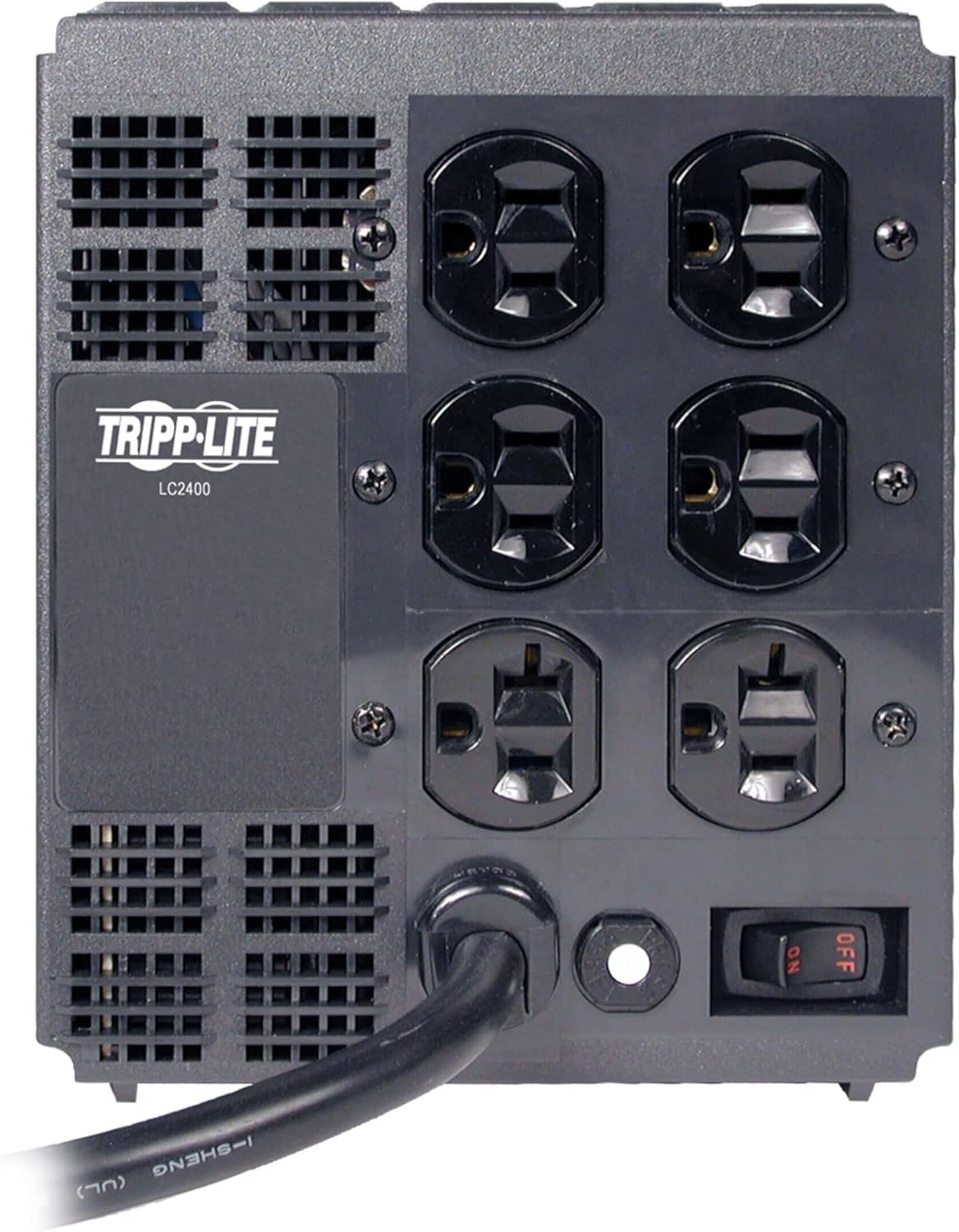 Tripp Lite LC2400 Power Conditioner for Audio Equipment, Appliances, Home Theater & More | 2400W, 120V, 6 Outlets, Voltage Regulator (AVR), EMI/RFI Filter, Line Conditioner, 1440 Joule Surge Protector