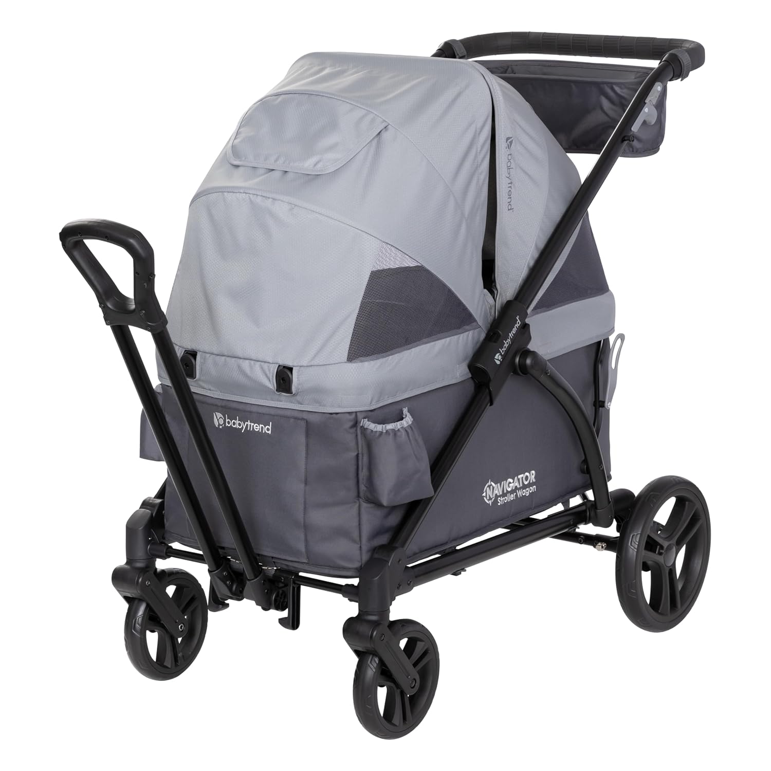 Baby Trend Navigator 2-in-1 Stroller Wagon, Madrid Grey