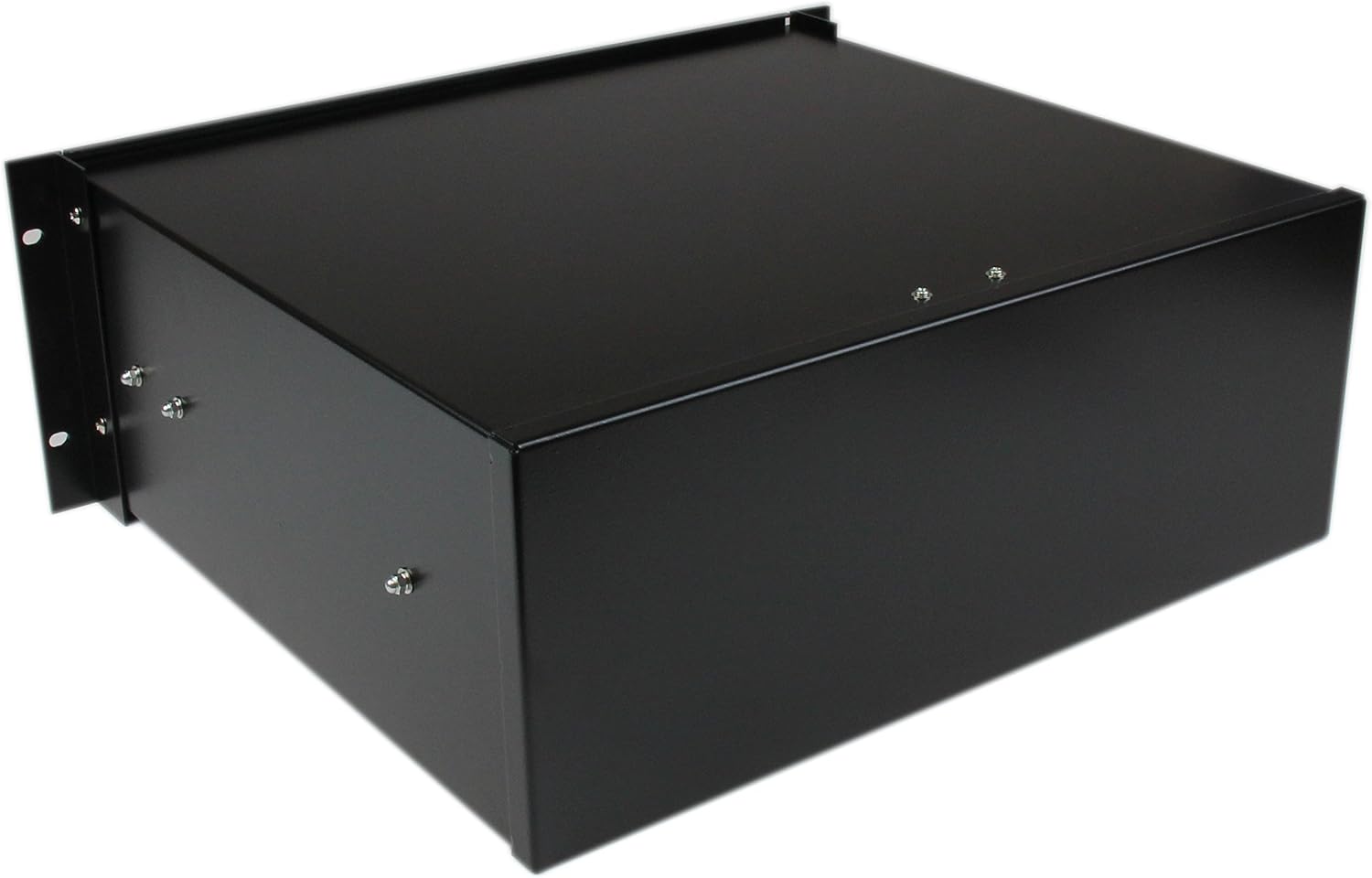 StarTech.com 4U Rack Mount Drawer - 55 lb (25 kg) - 4U Steel Storage Rack Drawer for 19' AV / Sever / Network Equipment Rack or Cabinet (4UDRAWER) Black