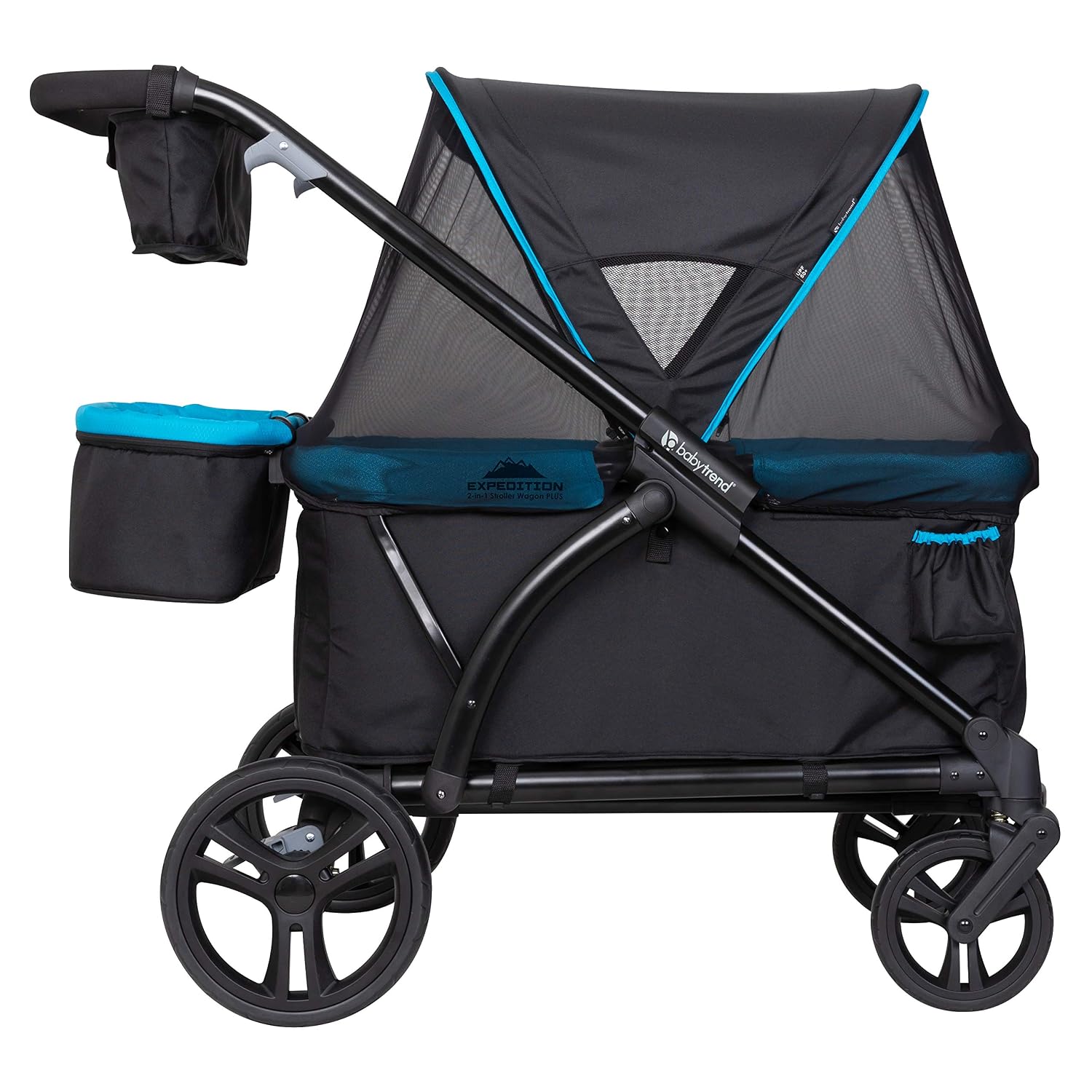 Baby Trend Expedition 2-in-1 Stroller Wagon Plus, Ultra Marine