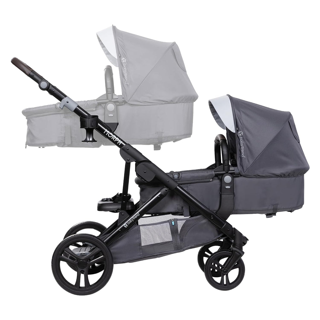 Baby Trend Morph Single to Double Stroller Second Seat, Dash Grey
