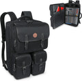 GOgroove Audio Mixer Case - Compatible with Pyle 8-Channel, Yamaha MG12XU & More - Customizable Interior, Scratch Resistant, Carry-On Compliant