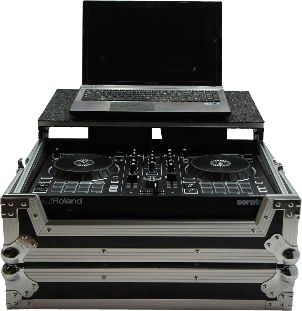Harmony Audio HCDJ202LT Flight Glided Laptop Stand Dj Custom Case Compatible with Roland DJ-202 New