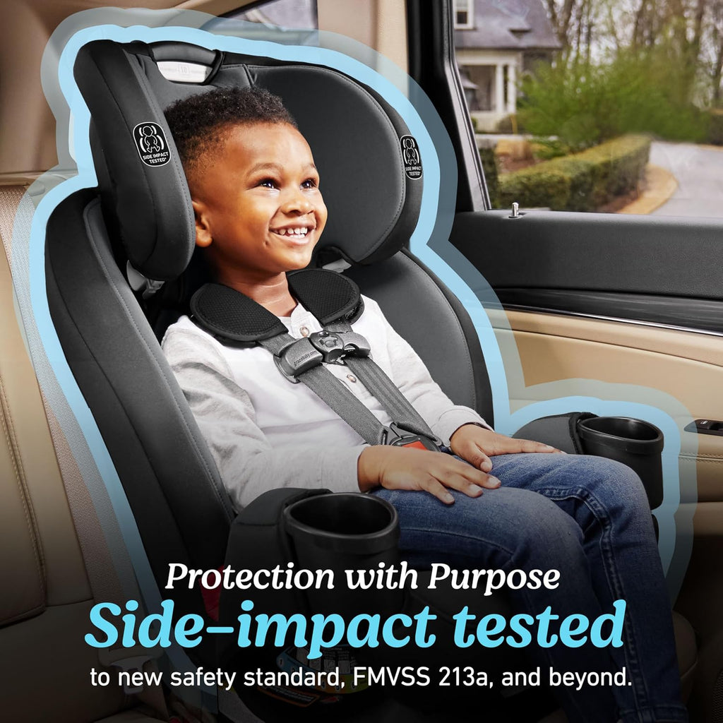 Graco® TriRide 3-in-1 Reclining Car Seat, Clybourne - Rear & Forward Facing Car Seat, Highback Booster, Adjustable Headrest