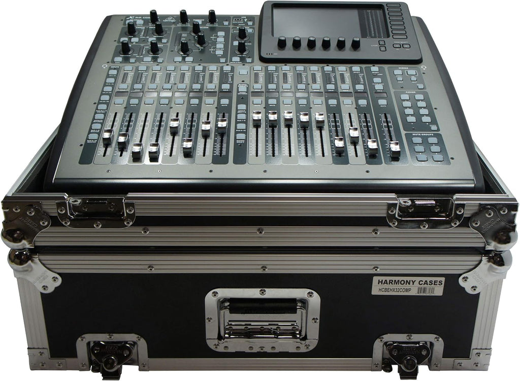Harmony Audio HCBEHX32COMP Flight Transport Road Custom Case Compatible with Behringer X32 Compact