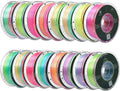 Silk Rainbow PLA 3D Printer Filament, 16 Rolls,1KG Spool(2.2lbs) 1.75mm, Multicolor Gradient Filament Bulk for Most FDM 3D Printers,16 Different Silk Rainbow Colors