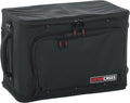 Gator Cases Lightweight Rack Bag with Removable Shoulder Strap, Pull handle, and Wheels, 4U Rack - 12.5' Rackable Depth (GR-RACKBAG-4UW)