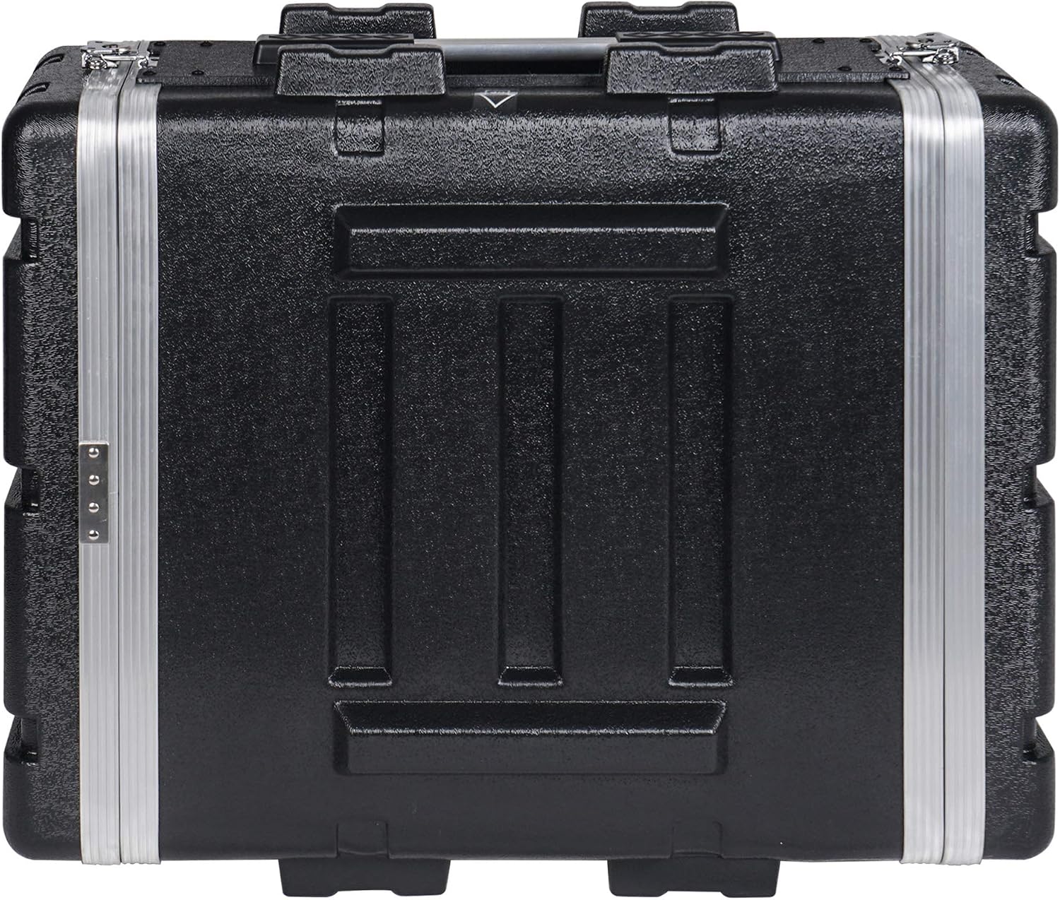Sound Town Lightweight 4U PA DJ Rack/Road Case with ABS Construction, 19' Depth and Heavy-Duty Latches (STRC-A4U)