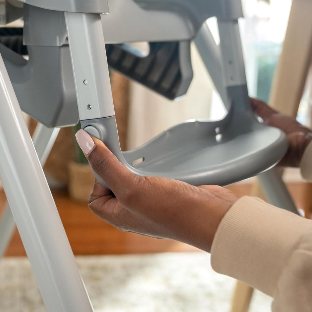 Ingenuity Proper Positioner Deluxe High Chair - 7-in-1 Convertible Baby Seat, Removable Rocking Infant Seat, Unisex, for Ages 0-36 Months