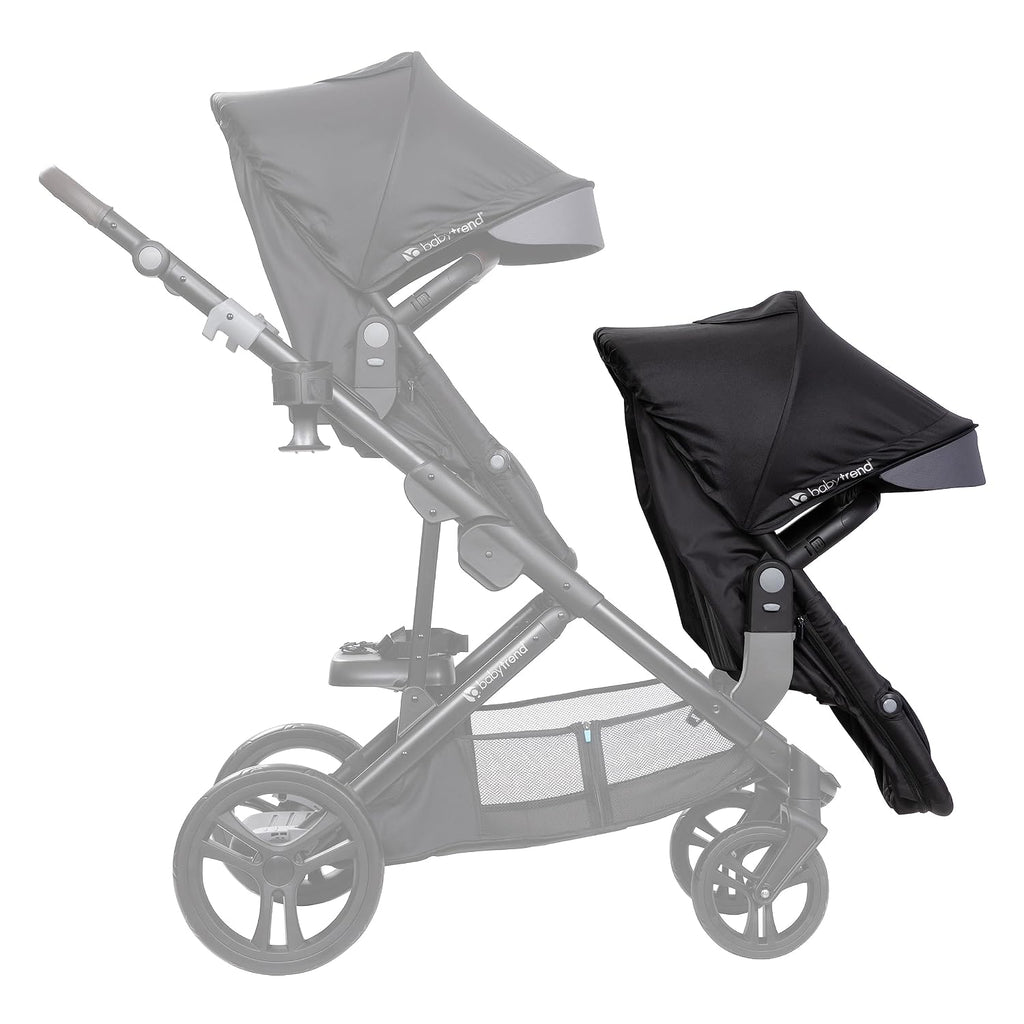 Baby Trend Morph Single to Double Stroller Second Seat, Dash Black