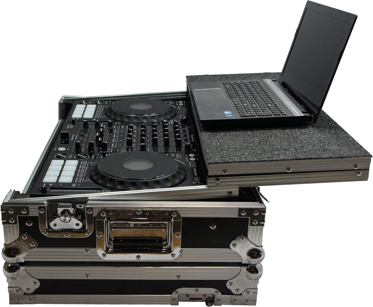 Harmony Audio HCDDJ1000LT Flight Glide Laptop Stand Custom Case Compatible with Pioneer DDJ-1000