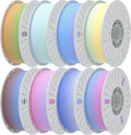 PINBALL Matte Rainbow PLA 3D Printer Filament 1.75mm Multi-Color Changing Filament 3D Printing PLA Filament Dimensional Accuracy +/- 0.02mm 8 KG 8 Colors