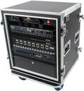 12 Space (12U) ATA Rack Amp Road Shock Mount Case (20' Deep) w/ Casters