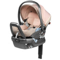 Peg Perego Primo Viaggio Lounge - Reclining Rear Facing Infant Car Seat - Includes Base with Load Leg & Anti-Rebound Bar - for Babies 4 to 30 lbs - Made in Italy - Mon Amour (Pink & Beige)