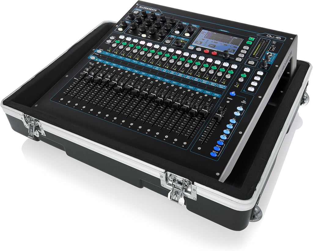 Gator Cases Lightweight Molded ATA Mixer Case with Wheels and Tow Handle, Fits Mixers 20' x 25' (G-MIX 20X25)